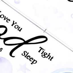 Наклейка пластик интерьерная цветная "Спящий медведь на месяце" 25х70 см набор 2 листа