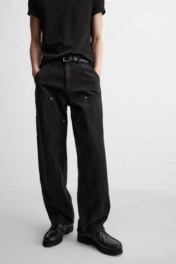 CARPENTER STRAIGHT-LEG JEANS - Zara фото 15
