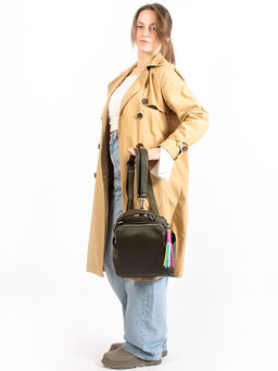 LACCOMA рюкзак Лилу-Y2005-оливковый эко кожа хлопок