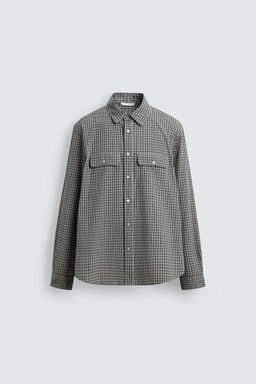 CHECK SHIRT WITH POCKETS - Zara фото 8