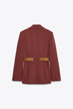 WIDE BELT BLAZER