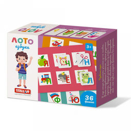 Игрушка "Лото дорожное "Азбука" 16,5х4х12,5см, полистирол, картонная коробка в ту пленке, "Stellar" (Россия)