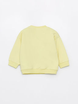 Bisiklet Yaka Bask?l? Erkek Bebek Sweatshirt ve E?ofman Alt 2li - Waikiki фото 3