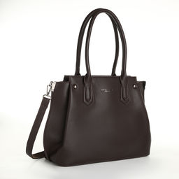 Сумка женская тоут, на молнии, цвет тёмно-коричневый - Simaland фото 3