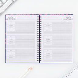 Планинг для записи клиентов А5, 98 листов, на гребне Мастер - Artfox фото 6