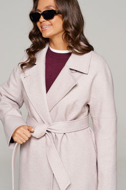 Пальто Beautiful Free 6227 бежевый