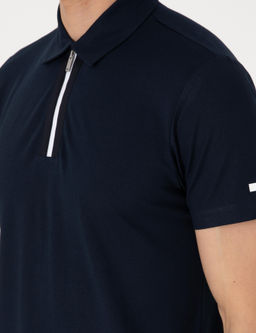 Lacivert Ultralight Kuma_ Slim Fit Polo Yaka Ti__rt
