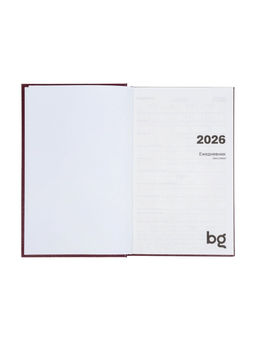 Ежедневник датир 2026г А5 168л, б/вин, коричневый