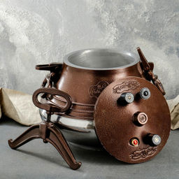 Казан (скороварка) 12,0 л Афганский, с ручками, двухцветный (Н103)