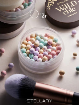 Stellary Сияющая пудра в шариках Shimmer powder balls Wild Chic collection тон 01  фото 7