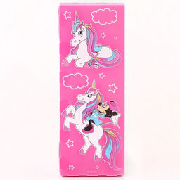 Цена за 5 шт. Пенал-футляр пластиковый, 75х195х25 мм, сборный, Минни Маус и единорог - Disney фото 4