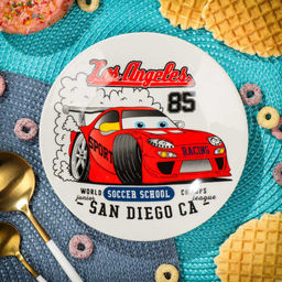 Тарелка керамика, Болид, 18 см, Daniks (457968)