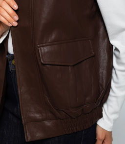 Жилет #КТ619115, шоколадный