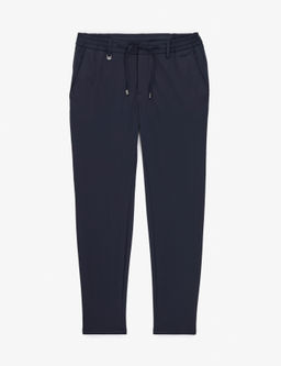 Lacivert Ex. Slim Fit Beli Kordonlu Klasik Jogger Pantolon