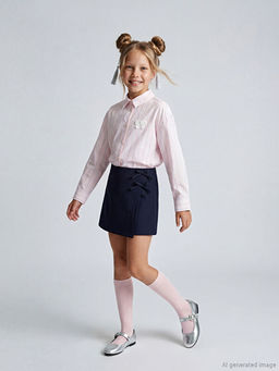 Fiyonk Detayl? K?z ?ocuk ?ort Etek