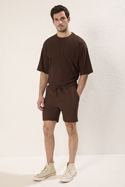 Basic Kahverengi Regular/Normal Kesim Orta Boy Ba_c_kl_ Dokulu K_r__maz Ottoman _ort TMNSS23SR00039
