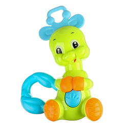 Погремушка - пищалка Дракоша, с эластичными элементами, цвет МИКС, Крошка Я