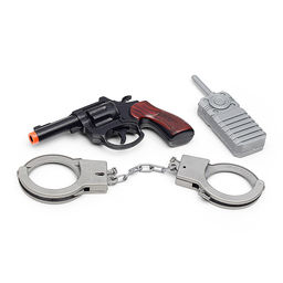 Набор военный "Захватчик" (наручники, револьвер, рация) в пакете