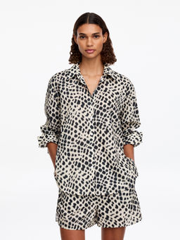 Camisa tipo popover en mezcla de lyocell - H&m фото 2