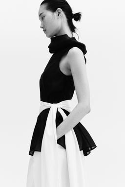 Top en mezcla de ramio con peplum - H&m фото 4