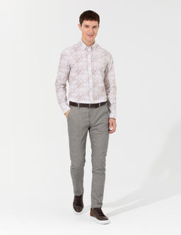 Bej Slim Fit Uzun Kollu G_mlek - Pierre cardin фото 4