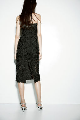 Vestido bandeau con aplicaciones - H&m фото 4