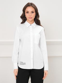 Блуза с текстовым принтом - Stilla фото 3