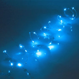 Гирлянда для дома "Льдинка" на батарейках 2,0 м 20 ламп LED, 3 реж, IP-20, Голубой