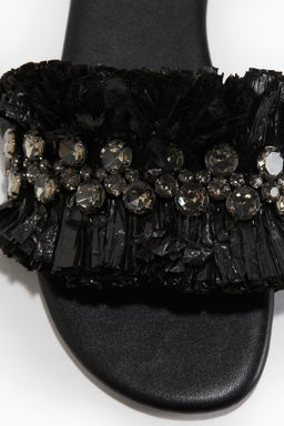 Rhinestone-embellished sandals - H&m фото 6