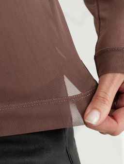 D29.277 Блузка женская кофейный