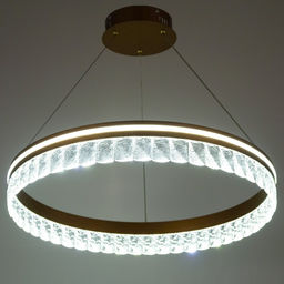 Светильник «Джес» LED 150 Вт золото 58×58×9 см BayerLux