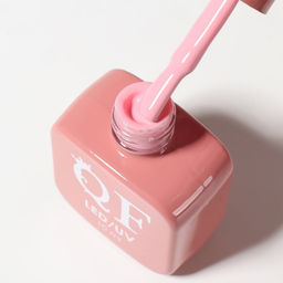 Гель лак для ногтей, однотонный, трехфазный, 10 мл, LED/UV, розовый (131)