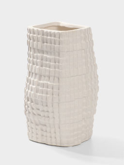 Ваза настольная керамика "Джорадо" 20х11 см, белый