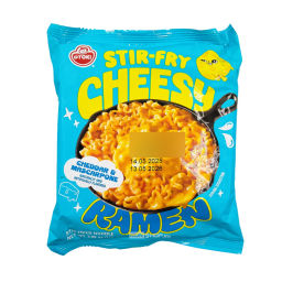 Стир-фрай Чиз Рамен со вкусом чеддера и маскарпоне Оттоги Otoki Ottogi Stir-fry Cheesy Ramen (Корея), 110 г