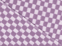 Одеяло байковое ОБ-200/1 100*140 "Клетка" цв. сирень (Шуя)