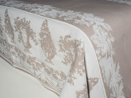 8с11.111ж1 Английский сад (ДТЭ лен) Покрывало декорат.206х230см