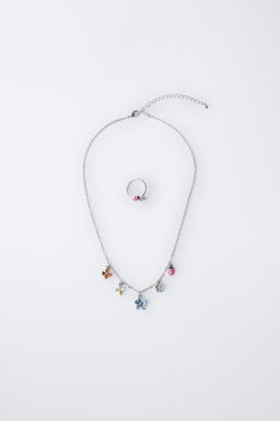 PACK COLLAR Y ANILLO FORMAS / Plata