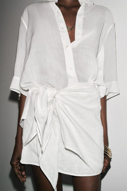 ZW COLLECTION RAMIE SHIRT - Zara фото 12