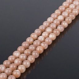 Бусины для украшений из Лунного камня (64 бусины) 39 см