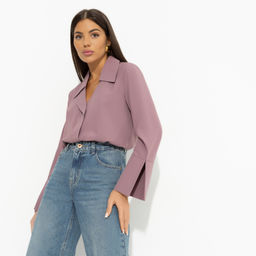 Блуза полуприталенного силуэта Амбассадор стиля (dusty) - Charutti фото 5