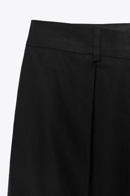 POPLIN TROUSERS WITH PLEATS - Zara фото 9