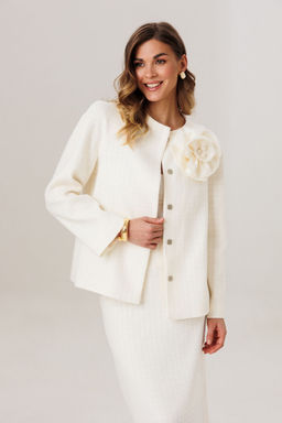 Костюм Lars Style 1208/1 молочный, оттенки сливочного масла