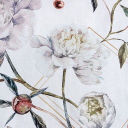 Постельное бельё Этель 1.5 сп Пионы 143х215 см, 150х214 см, 70х70 см - 2 шт фото 2