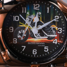 Часы настольные Мотоцикл 25 см / PF002D /уп 96/ - Галеонтрейд фото 2