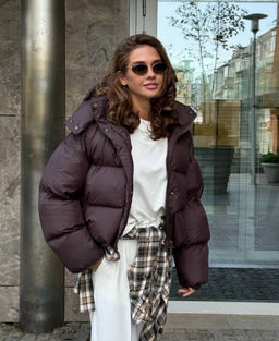 K13352 Куртка весенняя (утеплитель синтепон) КОРИЧНЕВЫЙ