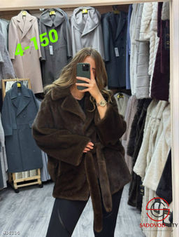 Шуба женская в стиле кимоно - Bruno фото 3