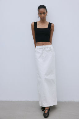 Top de tirantes cropped - H&m фото 3