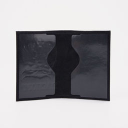 Обложка для паспорта, флотер, 9.5×0.5×13.5, см, чёрная