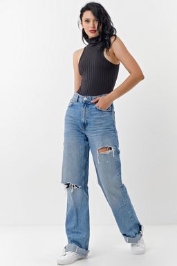 Боди трикотажное серо-голубое - Fly фото 31