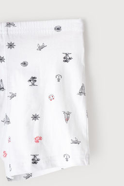 Crockid _ КБ 1912-2уп/белый,дымчато-синий,акулы трусы для мал фото 5